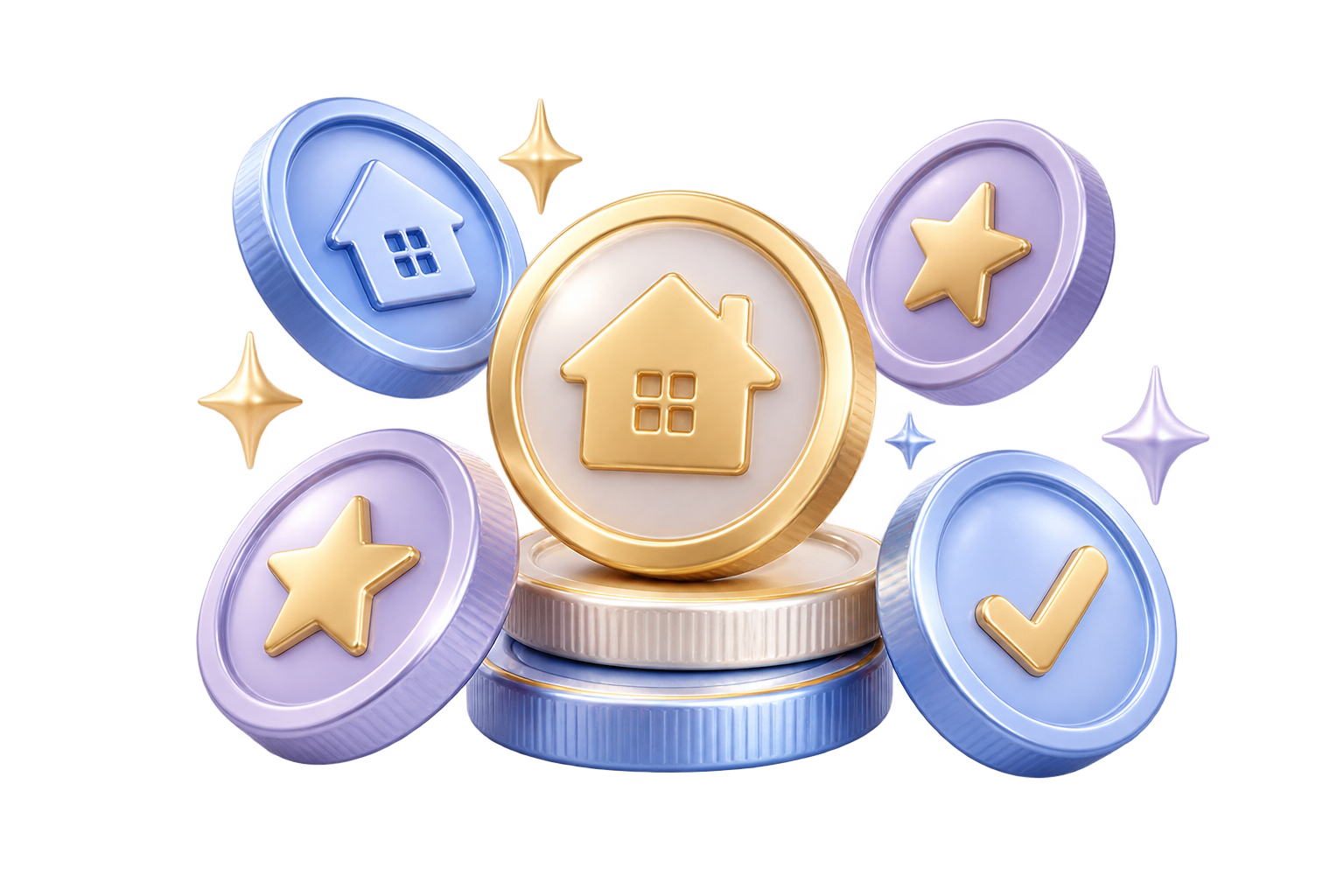 Монеты программы лояльности Resident ID